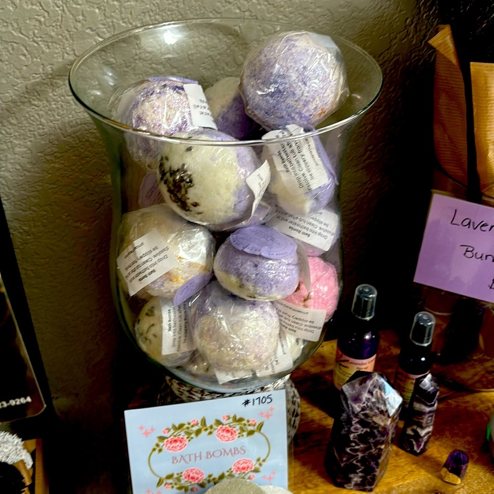 Handcrafted Lavender Bath Bombs